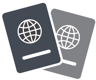 passports in shades of grey